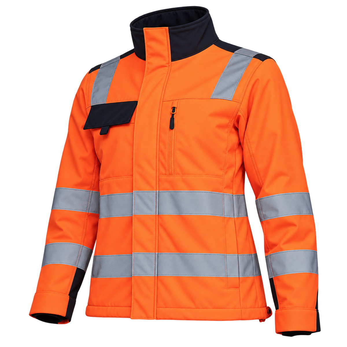 Softshell Unisex Alta Visibilidad 90% Poliéster PU 10% Spandex, 300grs