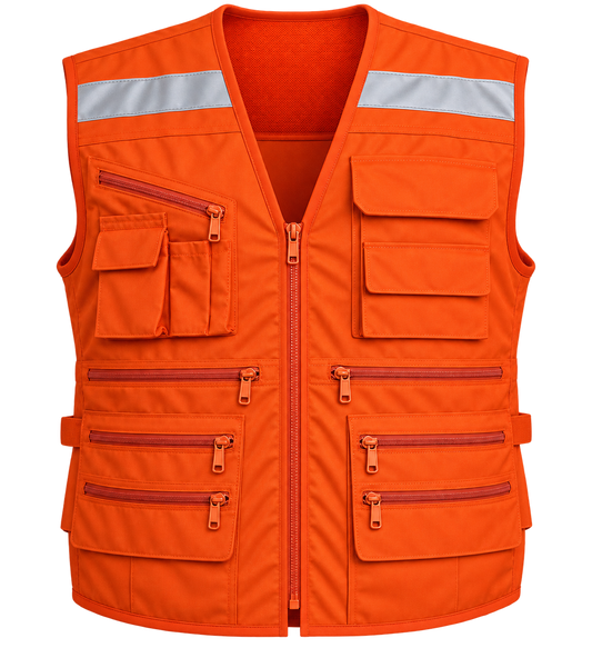 Geólogo Unisex Gabardina Múltiples Bolsillos 100% Poliester