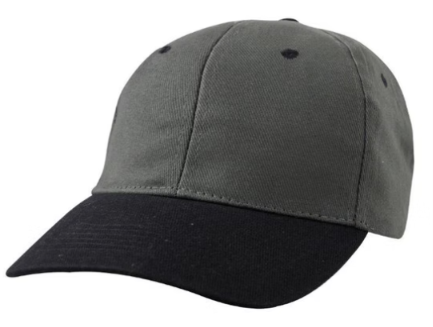 Gorro Denim Bicolor 100% Algodón Ajuste con Broche Metálico