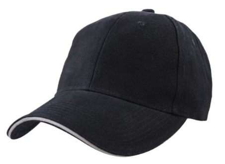 Gorro Denim Sandwich 100% Algodón Ajuste con Broche Metálico