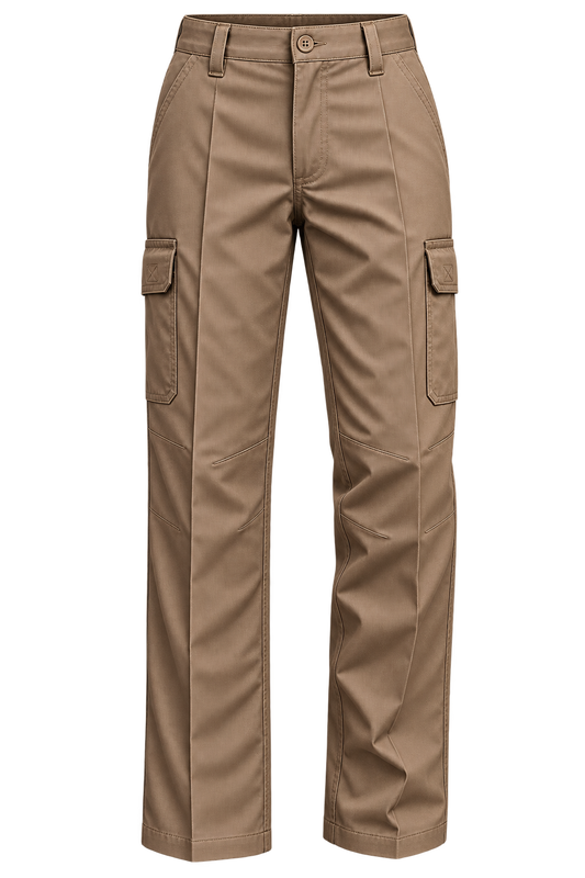 Pantalón Cargo Gabardina Hombre 100% Algodón