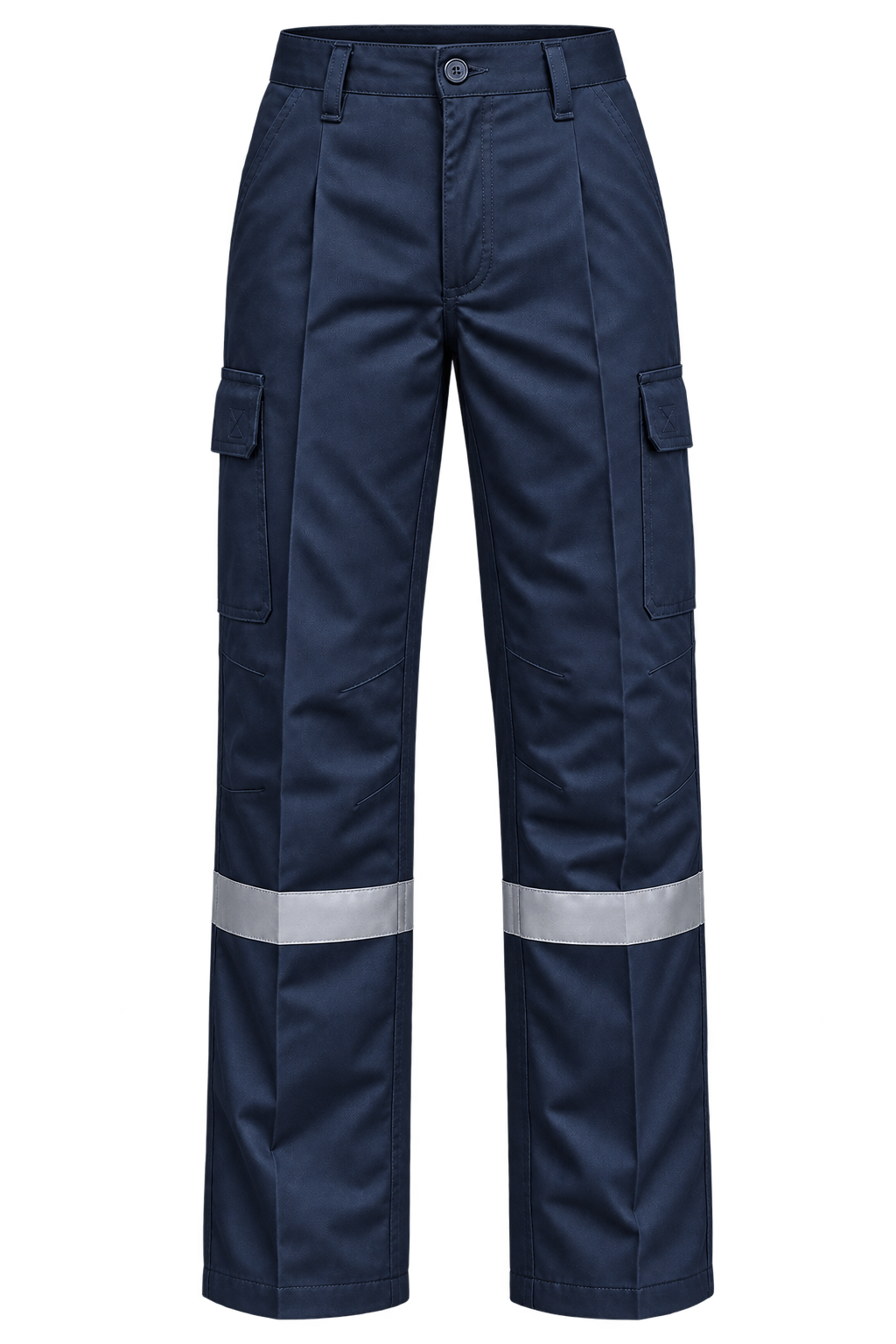 Pantalón Cargo Gabardina Hombre C/Reflectante 100% Algodón