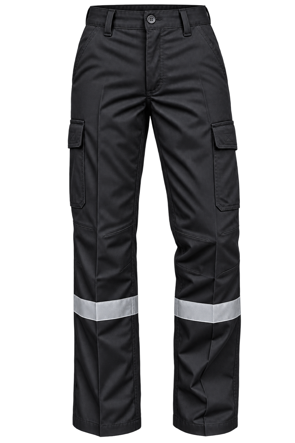 Pantalón Cargo Gabardina Hombre C/Reflectante 100% Algodón