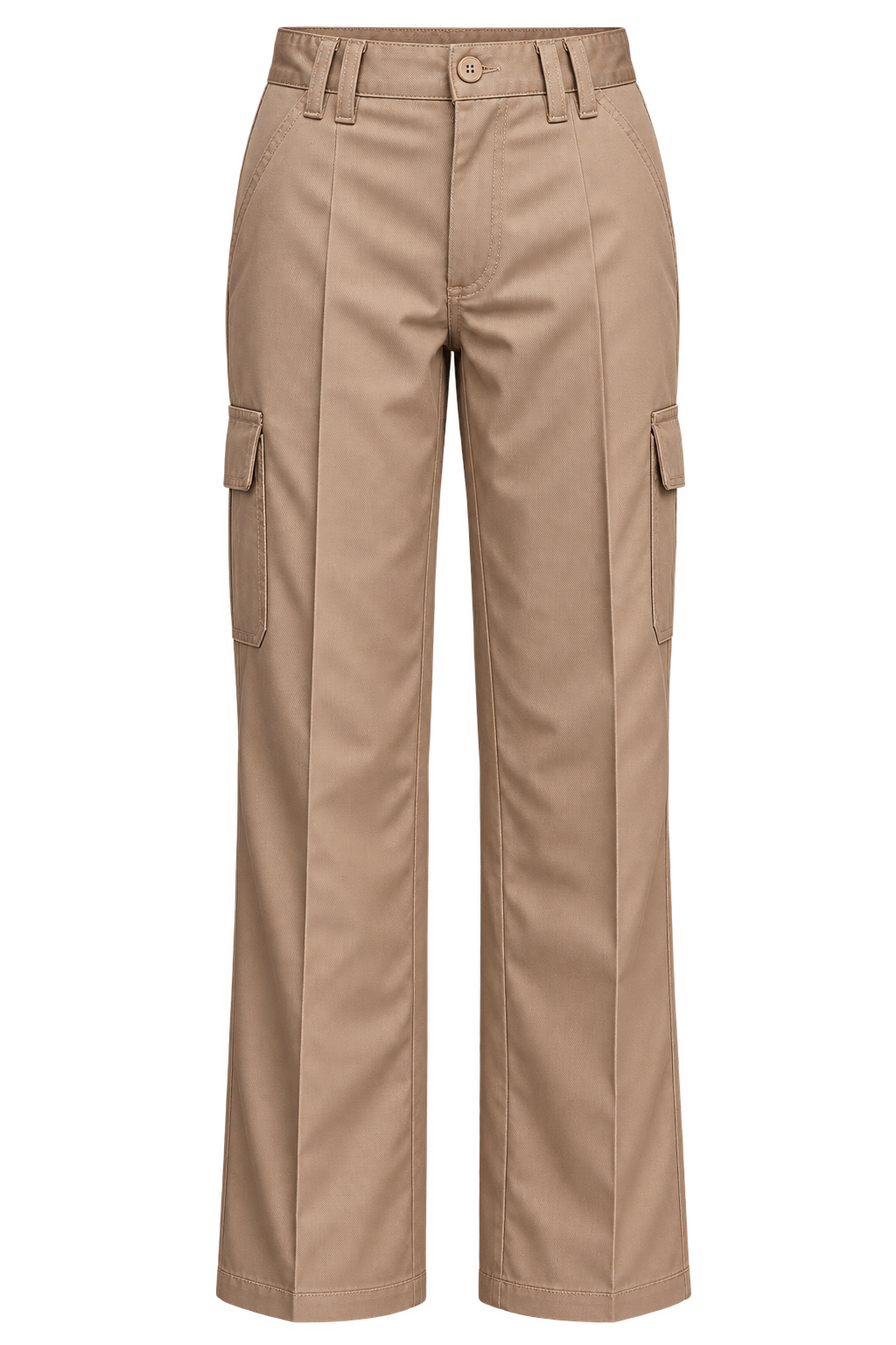 Pantalón Cargo Gabardina Mujer 100% Algodón