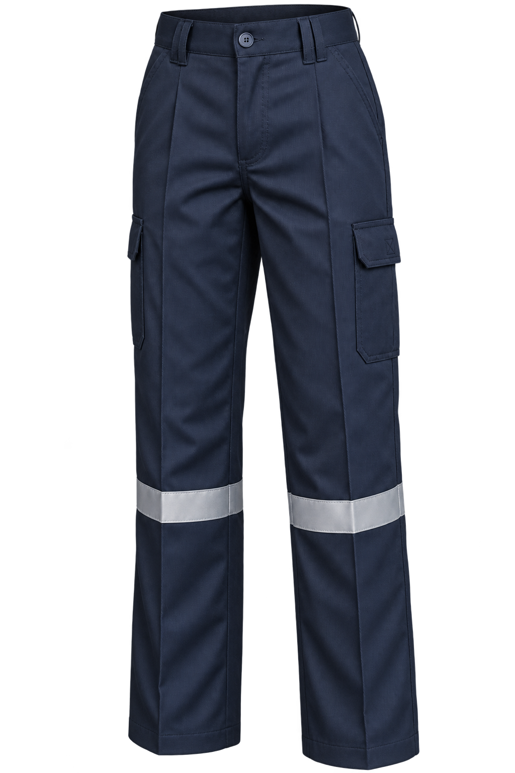 Pantalón Cargo Gabardina Mujer C/Reflectante 100% Algodón