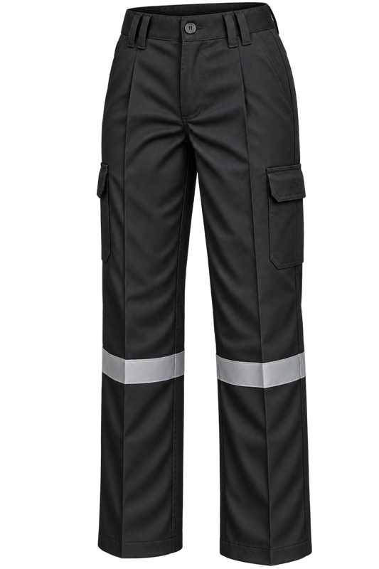 Pantalón Cargo Gabardina Mujer C/Reflectante 35% Algodón 65% Poliéster