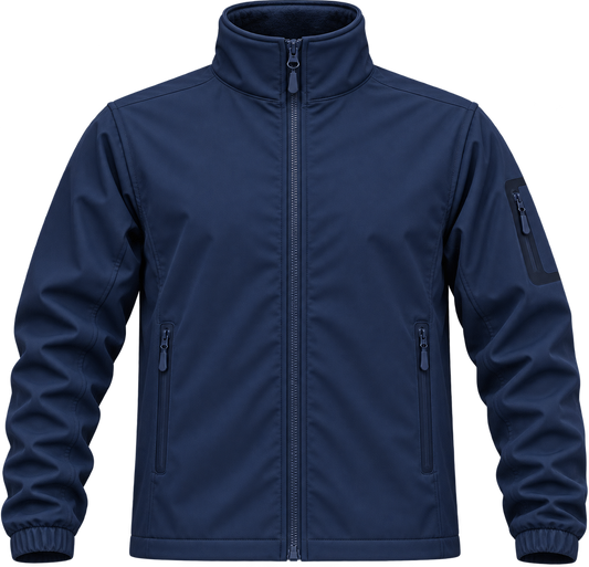 Softshell Ejecutivo Hombre Manga Larga 90% Poliéster PU 10% Spandex 315 Grs.