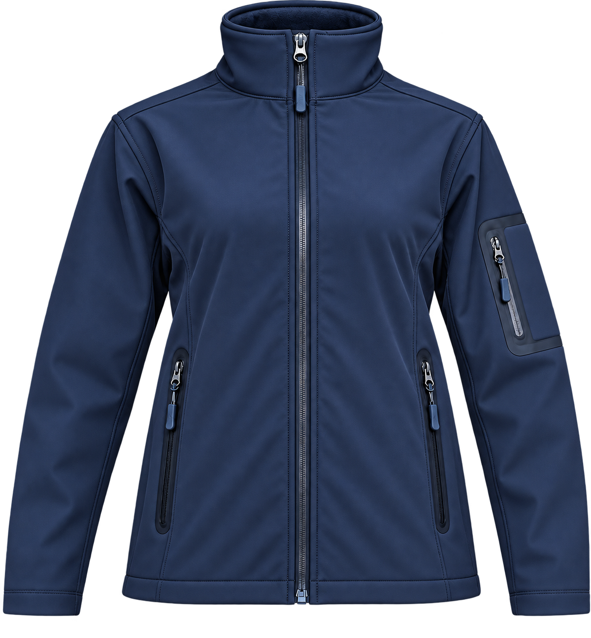 Softshell Ejecutivo Mujer Manga Larga 90% Poliéster PU 10% Spandex 315 Grs.
