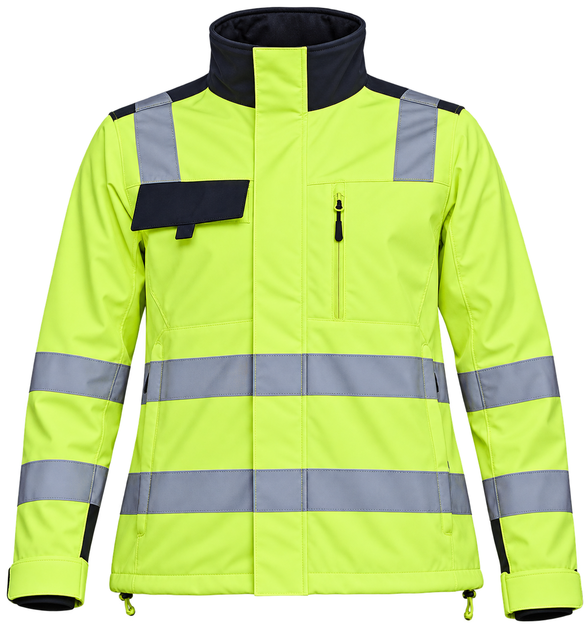 Softshell Unisex Alta Visibilidad 90% Poliéster PU 10% Spandex, 300grs