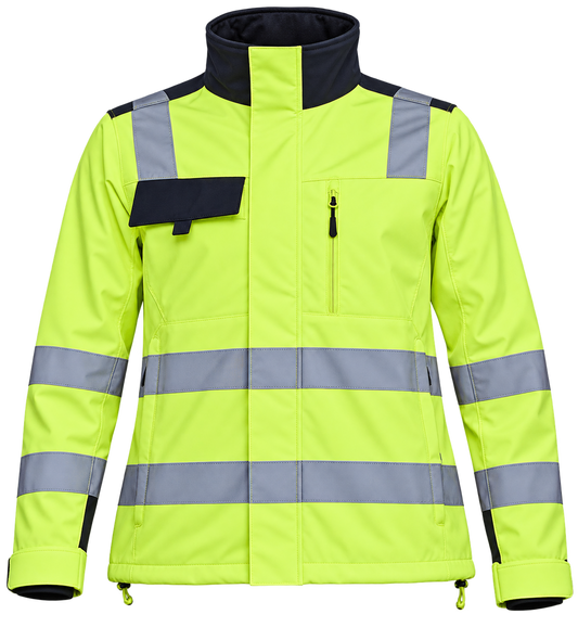 Softshell Unisex Alta Visibilidad 90% Poliéster PU 10% Spandex, 300grs